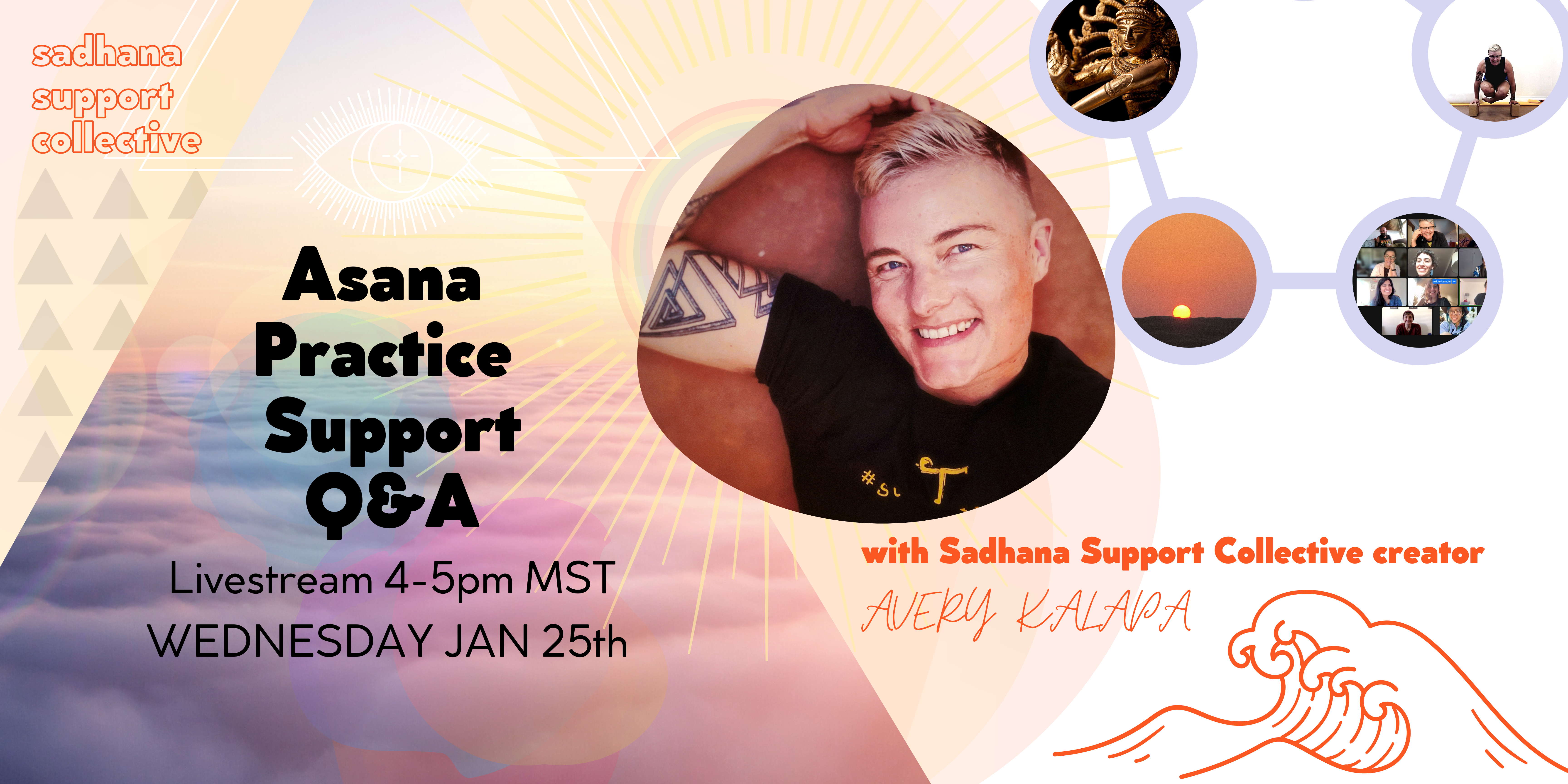 Free Yoga workshop with queer trans Iyengar Yoga teacher Avery Kalapa: Reclaim your agency and peace!