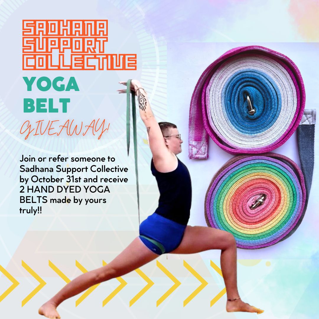 yoga belt giveaway!