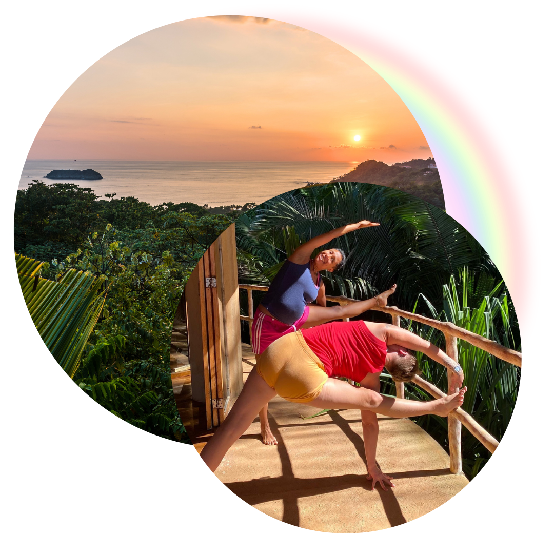 Mar de Jade 2027 Queer Trans yoga retreat graphic 